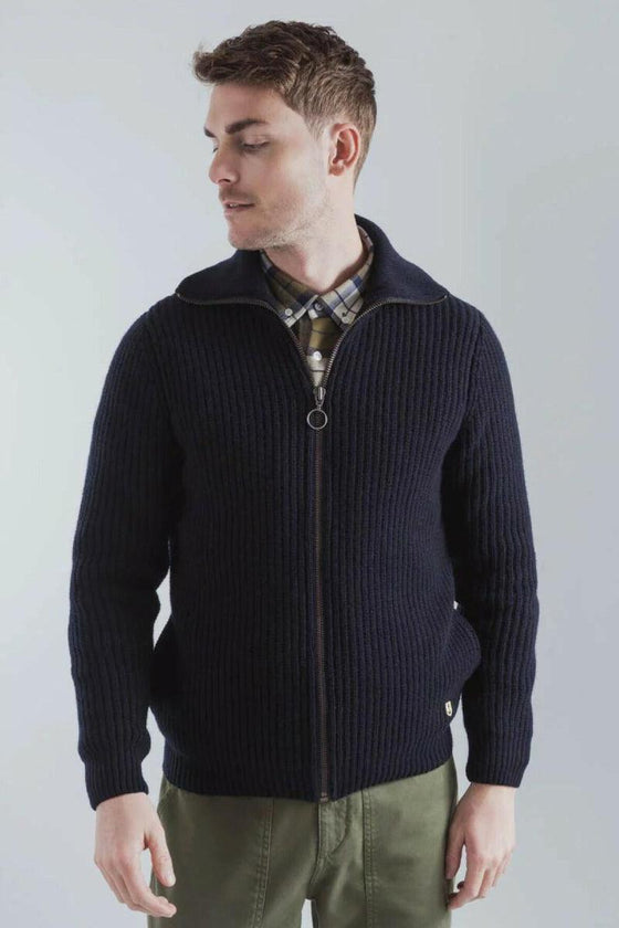 Armor-Lux - Cardigan Zippé de Laine Heritage - LE CAPITAINE D'A BORD