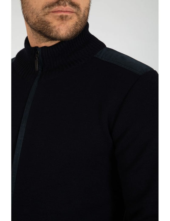 Armor-Lux - Carnac - Cardigan de laine pour homme - LE CAPITAINE D'A BORD