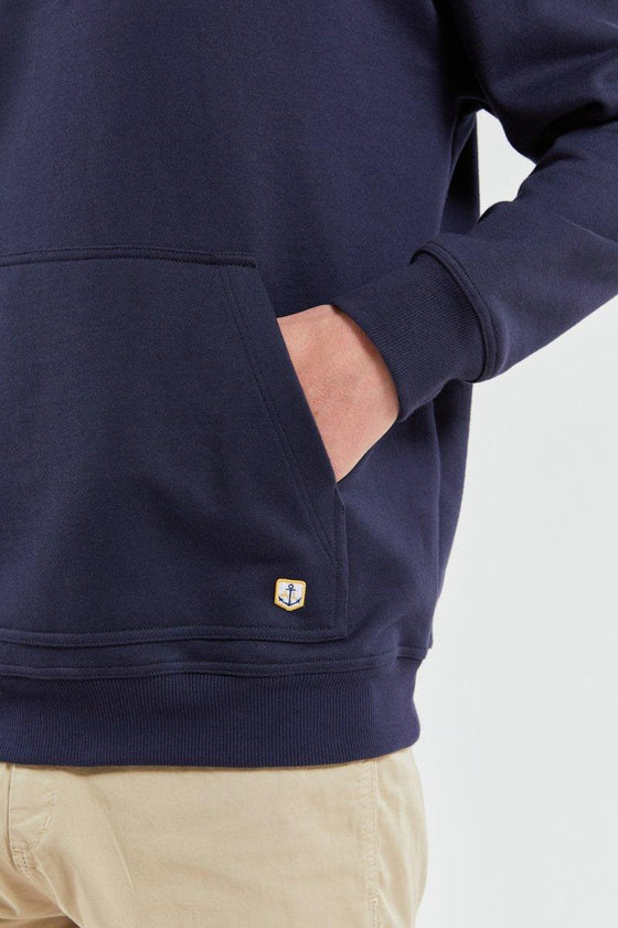 Armor-Lux - Chandail col montant uni pour homme - LE CAPITAINE D'A BORD