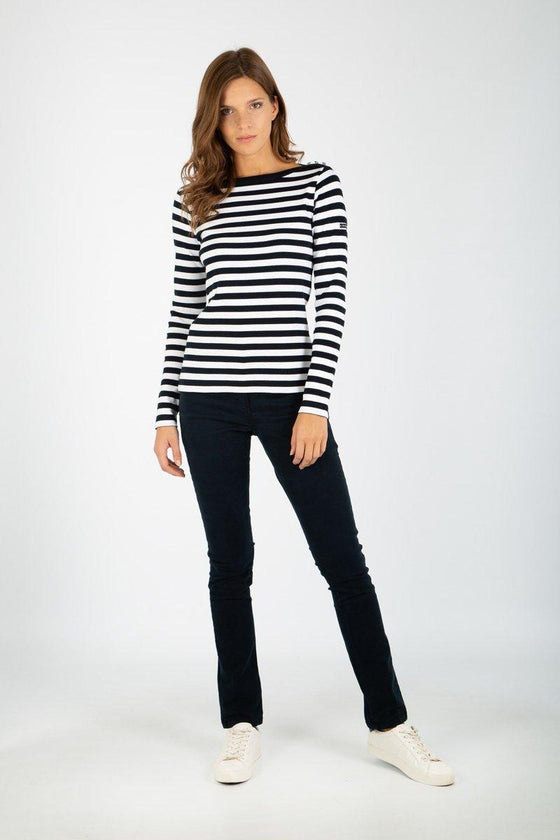 Armor-Lux - Erquy - Marinière coton extensible pour femme - LE CAPITAINE D'A BORD