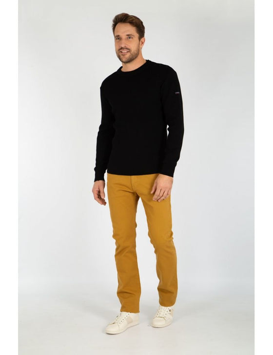 Armor-Lux - Fouesnant - Pull de laine marin uni (plusieurs couleurs disponibles) - LE CAPITAINE D'A BORD