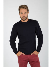  Armor-Lux - Fouesnant - Pull de laine marin uni (plusieurs couleurs disponibles) - LE CAPITAINE D'A BORD