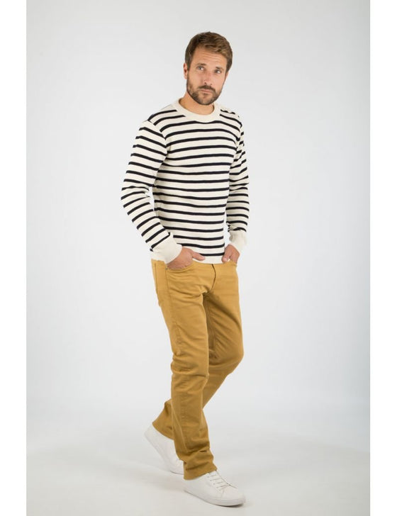 Armor-Lux - Fouesnant - Pull de laine à rayures (disponible en plusieurs couleurs) - LE CAPITAINE D'A BORD