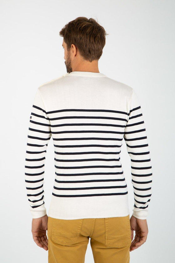 Armor-Lux - Goulenez - Pull rayé de laine merinos - LE CAPITAINE D'A BORD