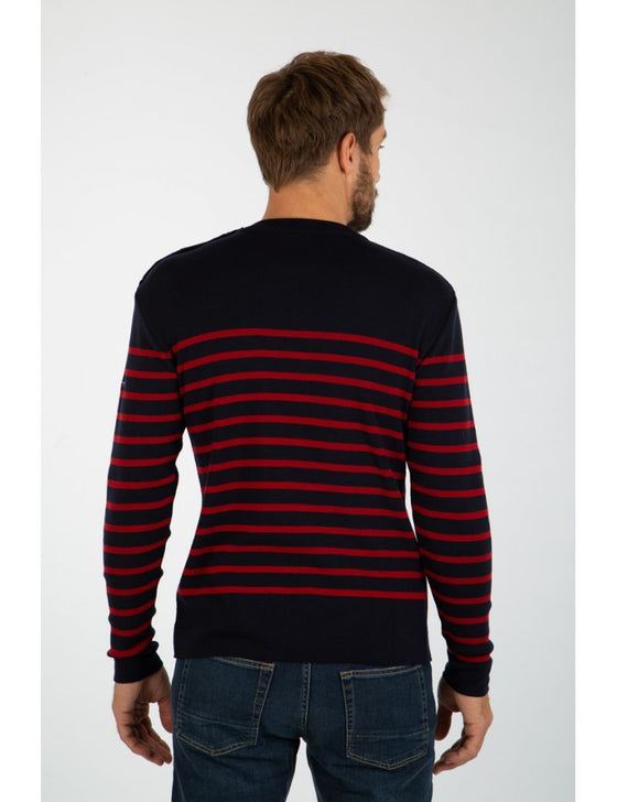 Armor-Lux - Goulenez - Pull rayé de laine merinos - LE CAPITAINE D'A BORD