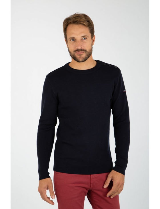 Armor-Lux - Goulenez - Pull uni de laine merinos - LE CAPITAINE D'A BORD