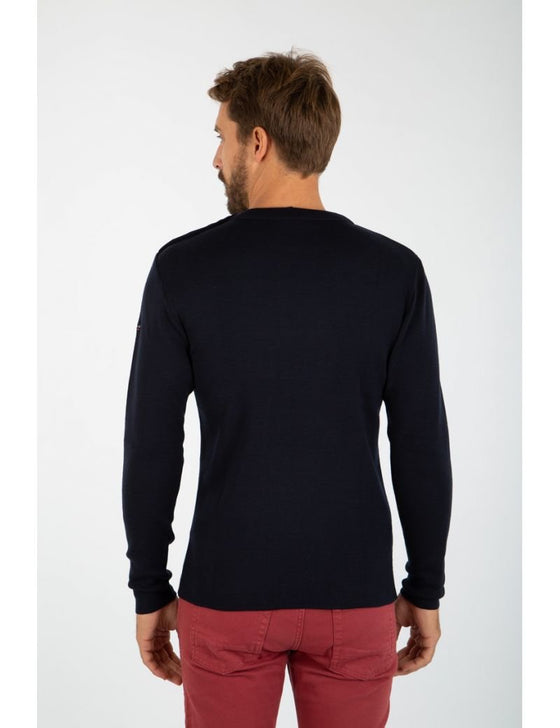 Armor-Lux - Goulenez - Pull uni de laine merinos - LE CAPITAINE D'A BORD