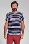 Armor-Lux - Hoëdic - Marinière coton léger manches courtes pour homme - LE CAPITAINE D'A BORD