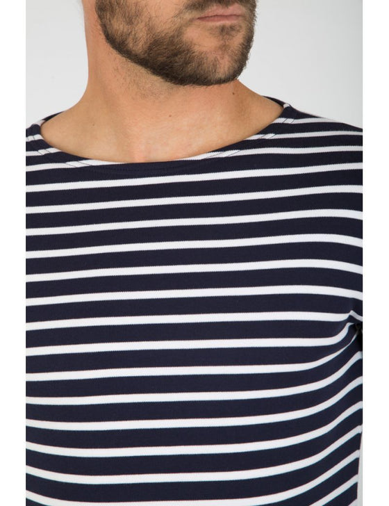 Armor-Lux - Houat - Marinière bretonne de coton à rayures (plusieurs couleurs disponibles) - LE CAPITAINE D'A BORD