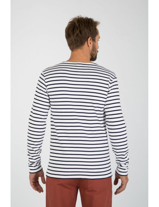 Armor-Lux - Houat - Marinière bretonne de coton à rayures (plusieurs couleurs disponibles) - LE CAPITAINE D'A BORD