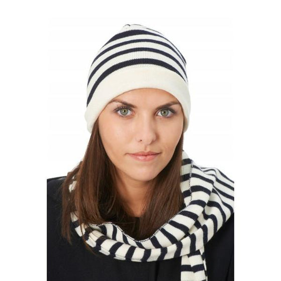 Armor-Lux - Lannion - Bonnet breton de laine rayé - LE CAPITAINE D'A BORD - 1