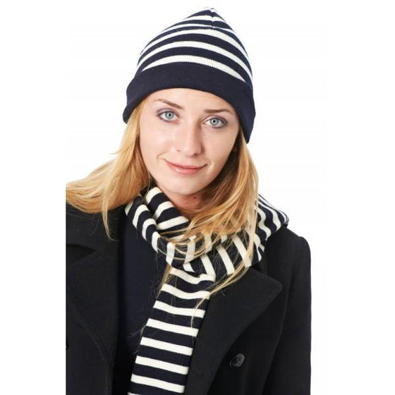 Armor-Lux - Lannion - Bonnet breton de laine rayé - LE CAPITAINE D'A BORD - 3