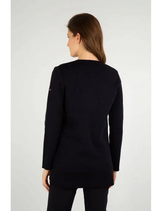 Armor-Lux - Mellac - Cardigan long de laine - LE CAPITAINE D'A BORD