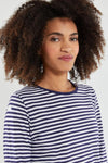 Armor-Lux - T-shirt rayé Heritage coton et lin - LE CAPITAINE D'A BORD