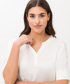 BRAX - Cila - Blouse manches courtes de coton/modal - LE CAPITAINE D'A BORD