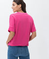 BRAX - Cila - Blouse manches courtes de coton/modal - LE CAPITAINE D'A BORD