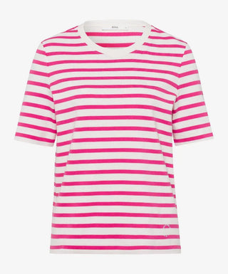 BRAX - Cira - T-shirt rayé de coton - LE CAPITAINE D'A BORD