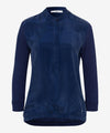 BRAX - Clarissa - Blouse de viscose à col mao - LE CAPITAINE D'A BORD