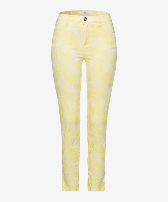 BRAX - Shakira Sun - Pantalon coton floral Free to Move - LE CAPITAINE D'A BORD