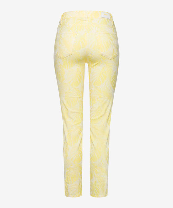 BRAX - Shakira Sun - Pantalon coton floral Free to Move - LE CAPITAINE D'A BORD