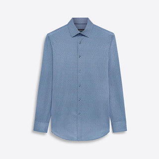 Bugatchi - Chemise manches longues avec cercles OoohCotton® - LE CAPITAINE D'A BORD