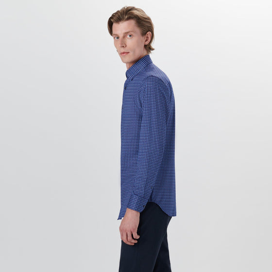 Bugatchi - Chemise manches longues avec étoiles OoohCotton® - LE CAPITAINE D'A BORD