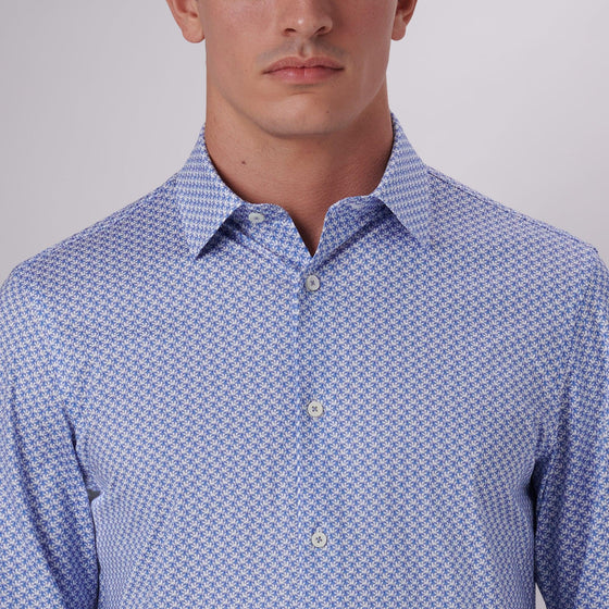 Bugatchi - James - Chemise manches longues parasols OoohCotton® - LE CAPITAINE D'A BORD