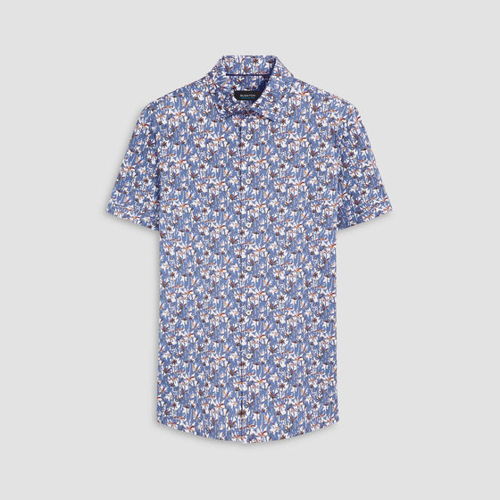 Bugatchi - Milo - Chemise manches courtes palmiers OOOHCOTTON© - LE CAPITAINE D'A BORD