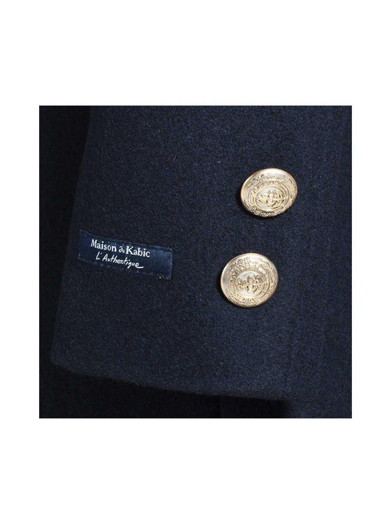 Dalmard Marine - Brighton Cachemire - Manteau long pour femme - LE CAPITAINE D'A BORD