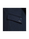 Dalmard Marine - Brighton Cachemire - Manteau long pour femme - LE CAPITAINE D'A BORD