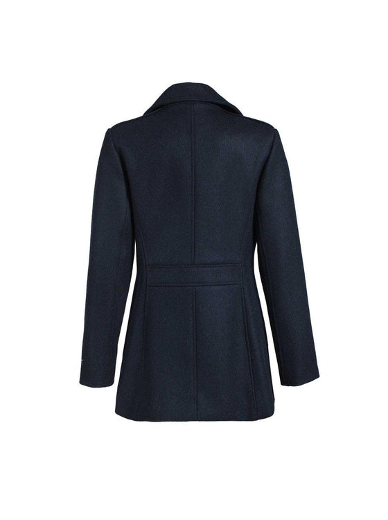 Dalmard Marine - Detroit - Caban pour femme à boutons dorés - Marine - LE CAPITAINE D'A BORD