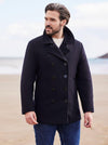 Dalmard Marine - Oklahoma - Caban pour homme de laine - Marine - LE CAPITAINE D'A BORD