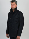 Dalmard Marine - Oslo - Caban de laine pour homme - Marine - LE CAPITAINE D'A BORD