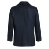 Oslo - Caban pour homme de laine hydrofuge - Marine - LE CAPITAINE D'A BORD - 4