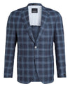 Digel - Edward - Veston à carreaux Soft Linen - Bleu - LE CAPITAINE D'A BORD