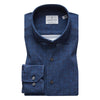 Emanuel Berg - Byron - Chemise manches longues Albini 4Flex - Modern Fit - Marine - LE CAPITAINE D'A BORD