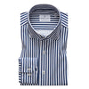 Emanuel Berg - Byron - Chemise rayée manches longues Albini 4Flex - Modern Fit - Marine/Blanc - LE CAPITAINE D'A BORD