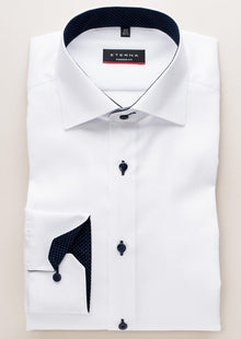  ETERNA - Chemise manches longues Modern Fit - Blanc - LE CAPITAINE D'A BORD - 1