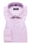 ETERNA - Chemise manches longues rayé Modern Fit - Framboise/Blanc - LE CAPITAINE D'A BORD