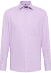 ETERNA - Chemise manches longues rayé Modern Fit - Framboise/Blanc - LE CAPITAINE D'A BORD