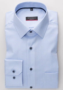  ETERNA - Chemise motifs manches longues Modern Fit - LE CAPITAINE D'A BORD