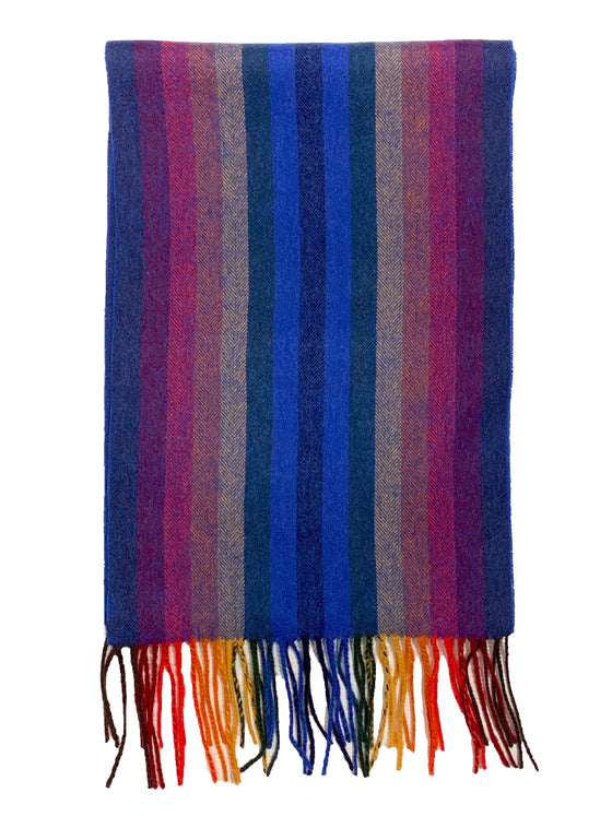 Hemley - Foulard à rayures de laine - LE CAPITAINE D'A BORD