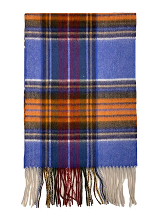 Hemley - Foulard à carreaux de laine et cachemire - LE CAPITAINE D'A BORD