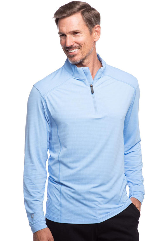 Ibkül - Men's Long Sleeve Mock Neck Pullover - 90199 (Modern Fit) - LE CAPITAINE D'A BORD
