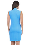 Ibkül - Mini Check Sleeveless Mock Neck Dress - 58754 - LE CAPITAINE D'A BORD