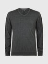 John Varvatos - Drew Chandail Col V de Coton et Soie - LE CAPITAINE D'A BORD