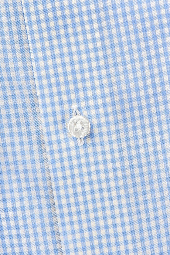 OSCAR OF SWEDEN - Chemise de laine mérinos - Bleu pâle - Regular Fit - LE CAPITAINE D'A BORD