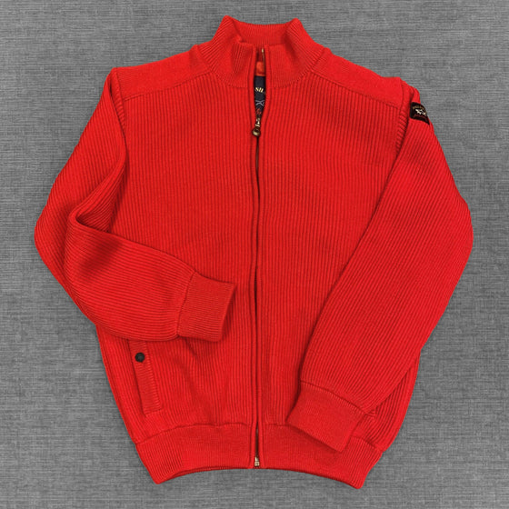 Paul & Shark - Cardigan zip de laine doublé - LE CAPITAINE D'A BORD