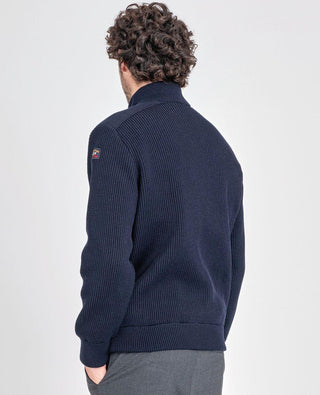 Paul & Shark - Cardigan zip de laine doublé - LE CAPITAINE D'A BORD