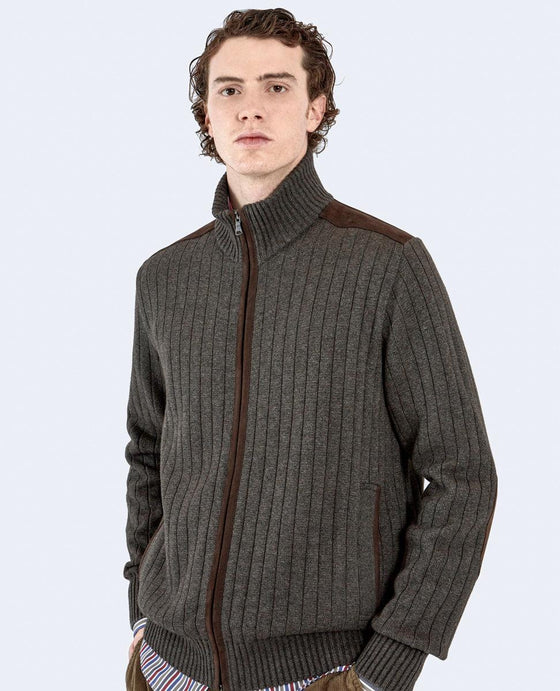 Paul & Shark - Cardigan zip de laine et cachemire - LE CAPITAINE D'A BORD